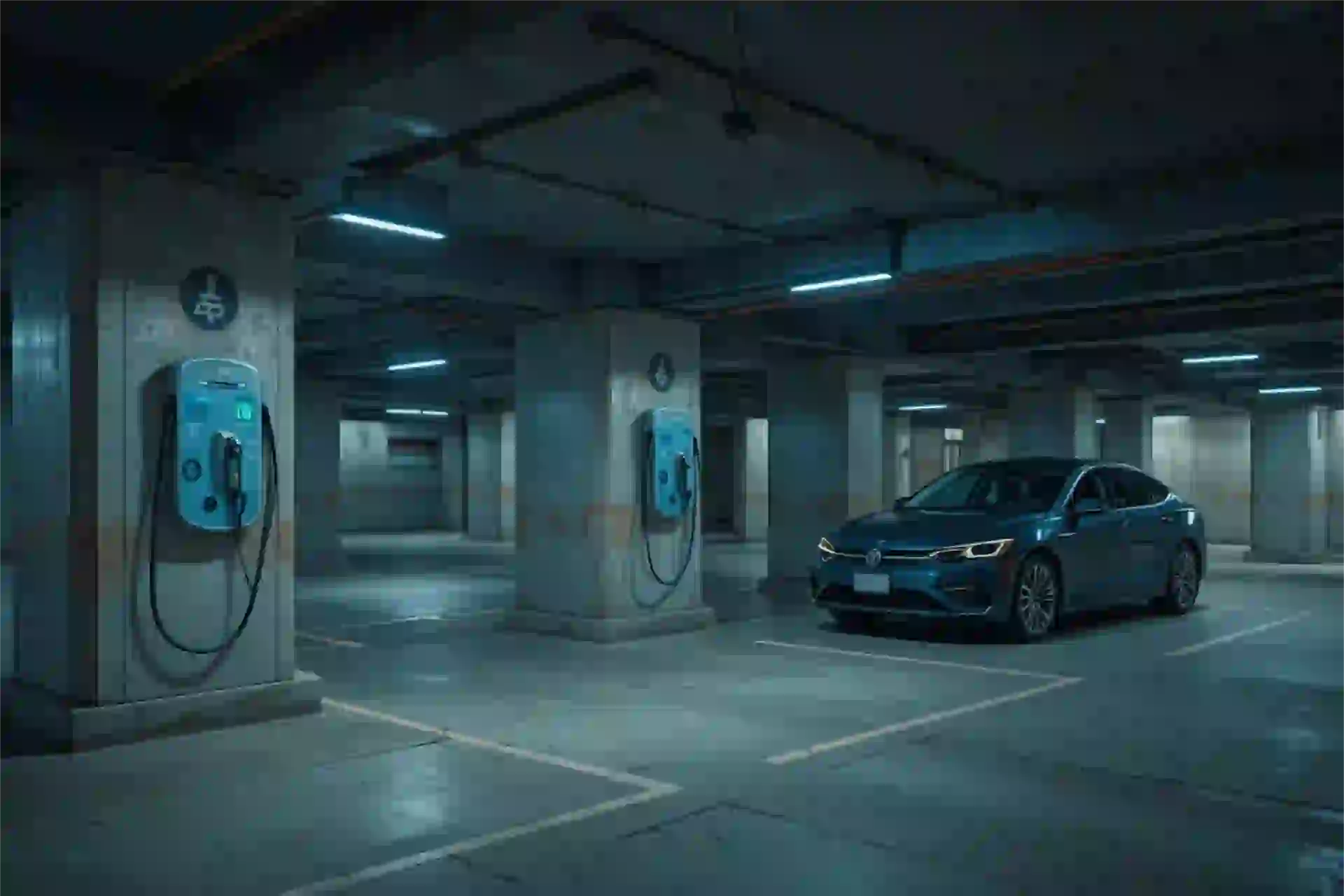Installation borne de recharge à Saint-Gervais